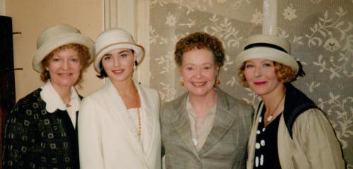 Playing the Headmistress in 'House of Elliot' for BBC TV in 1992