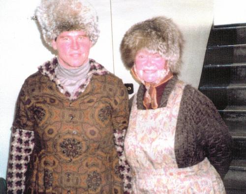 Val Kilmer and Daphne Neville as Baboskas in 'The Saint' for Paramount Pictures, 1997