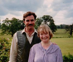 Daphne Neville with Tom Selleck