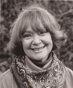 Daphne Neville bw portrait photo