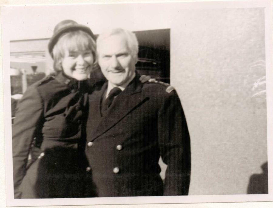 Daphne Neville with Dick Emery in about 1973