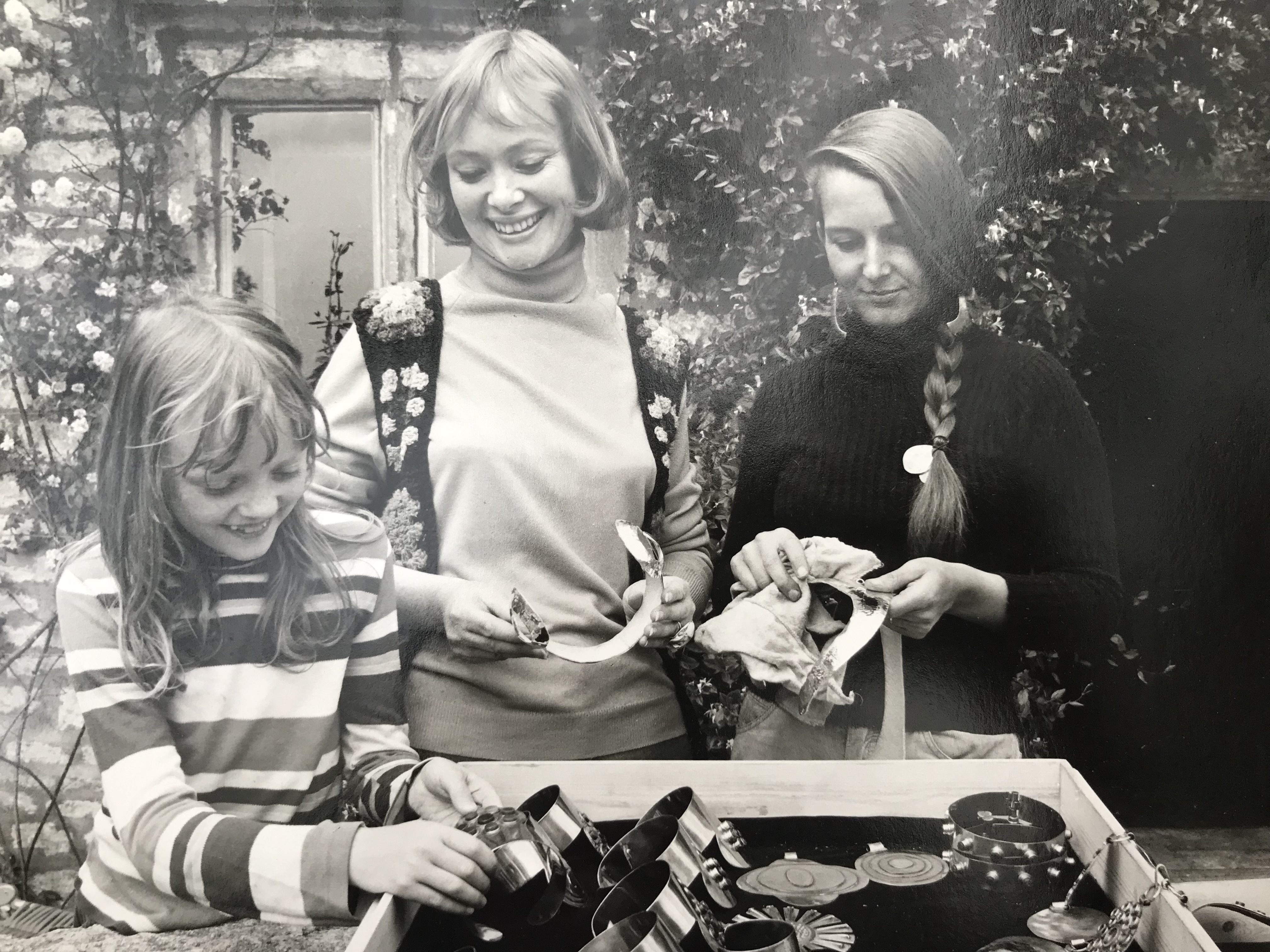 Daphne Neville interviewing jeweller Helen Newman